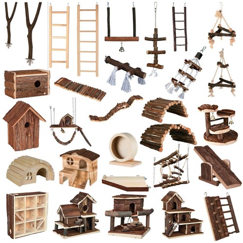 Natural small animal toys - small,