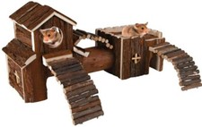 WOODEN PET HAMSTER PLAYGROUND