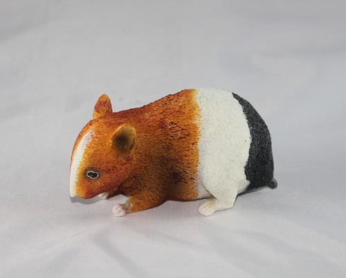 10cm tri colour hamster model - tri-colour,