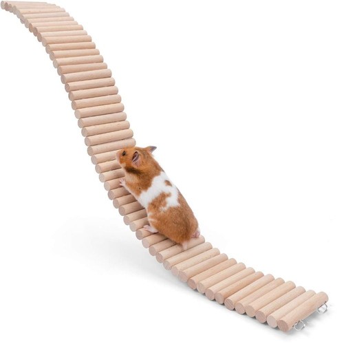 Hamster wooden pet - wooden, ladder